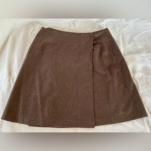 Vintage Calvin Klein Brown Mini Skirt